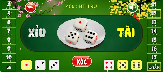 Tài xỉu là game giải trí dựa trên việc dự đoán kết quả của những viên xúc xắc