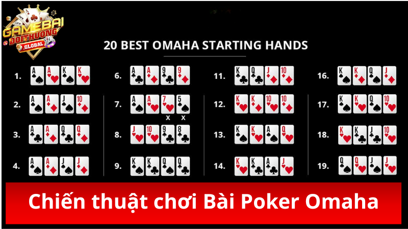 Chiến thuật chọn bài mạnh khi chơi Omaha