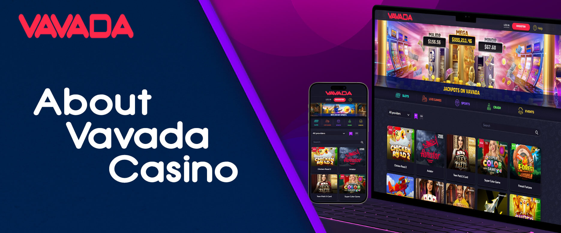 Interfejs kasyna Vavada